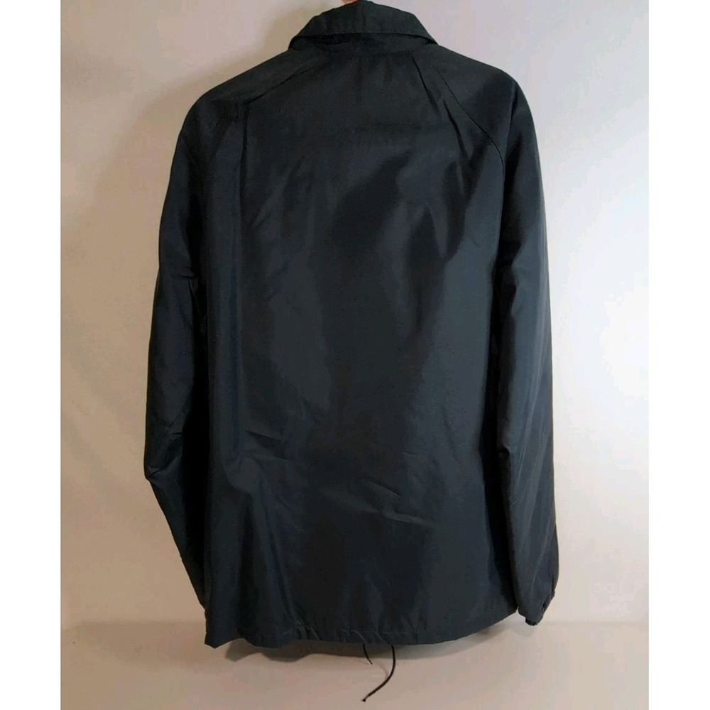 Vintage Artex Men's Navy Blue Windbreaker Jacket Sz L Faded Symbol USS Haleaka - Picture 2 of 12